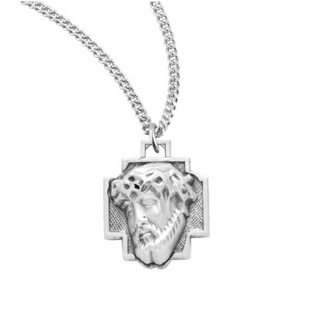 Head of Christ Sterling Silver Medal