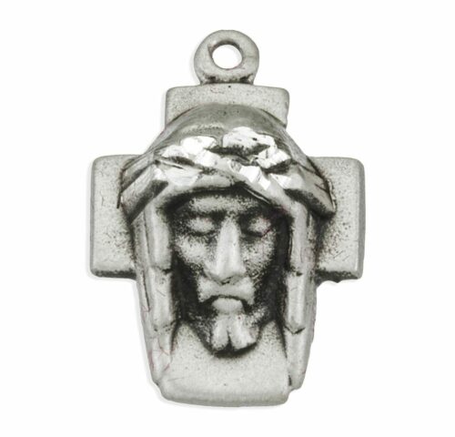 Head of Christ Sterling Silver Medal - Image 2