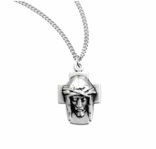 Head of Christ Sterling Silver Medal