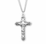 Sterling Silver Ornate Crucifix