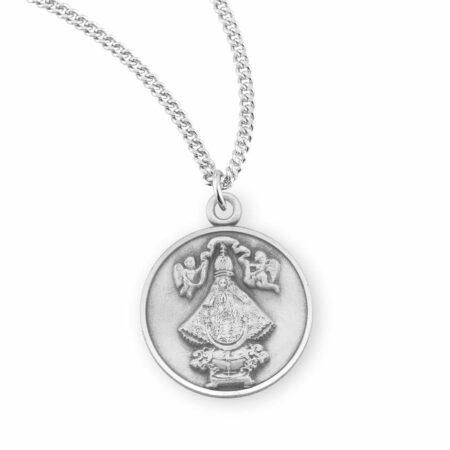 Saint Juan Round Sterling Silver Medal
