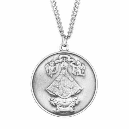 Saint Juan Round Sterling Silver Medal