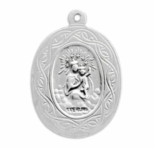 "Crown of Thorns" Sterling Silver Scapular Medal - Image 3