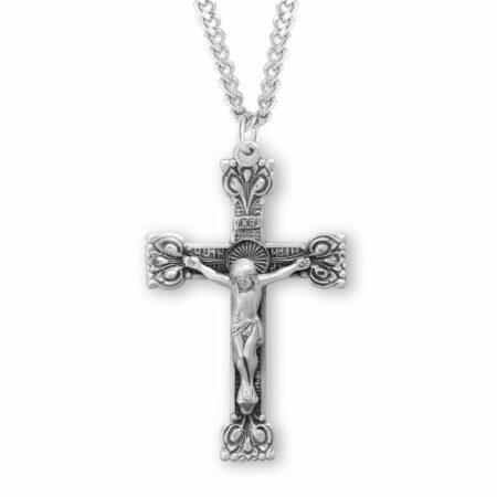 Sterling Silver Highly Detailed Crucifix