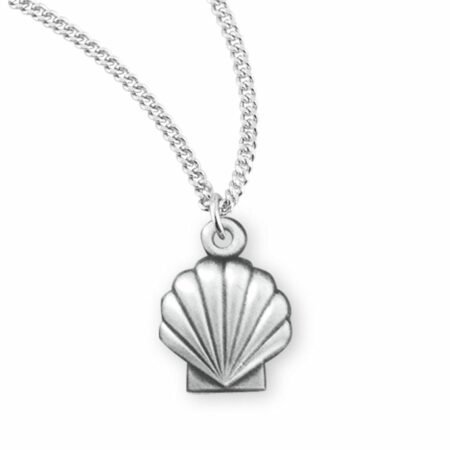 Holy Baptism Shell Sterling Silver Medal