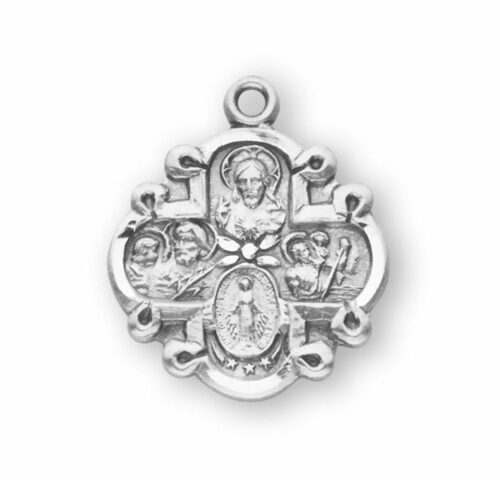 Sterling Silver 4-Way Medal - Image 2