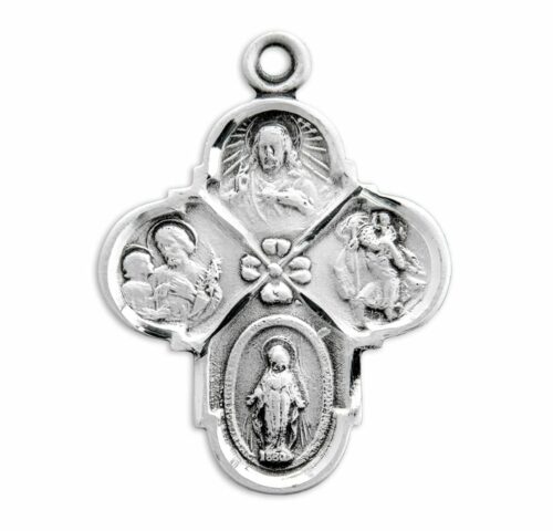 Sterling Silver 4-Way Medal - Image 2