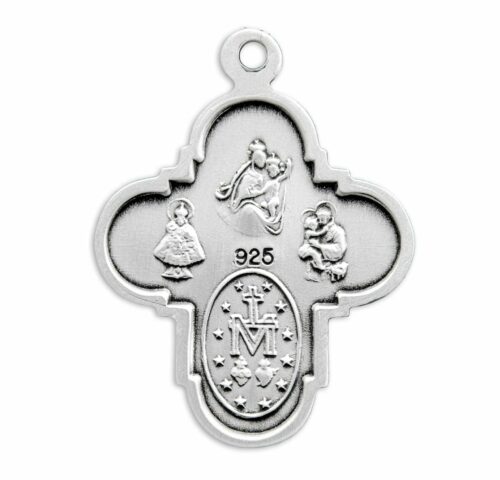 Sterling Silver 4-Way Medal - Image 3