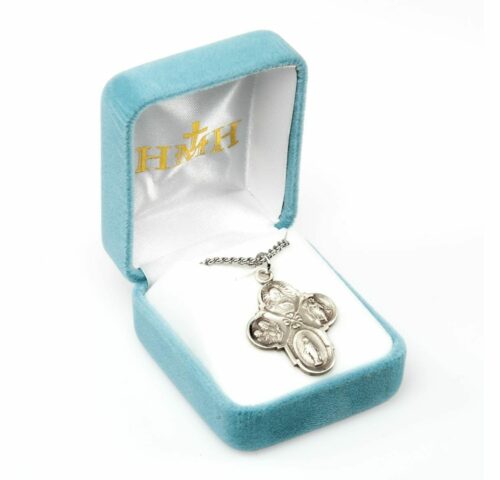 Sterling Silver 4-Way Medal - Image 4