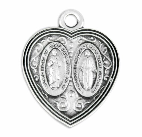 Sterling Silver Miraculous Scapular Medal - Image 2