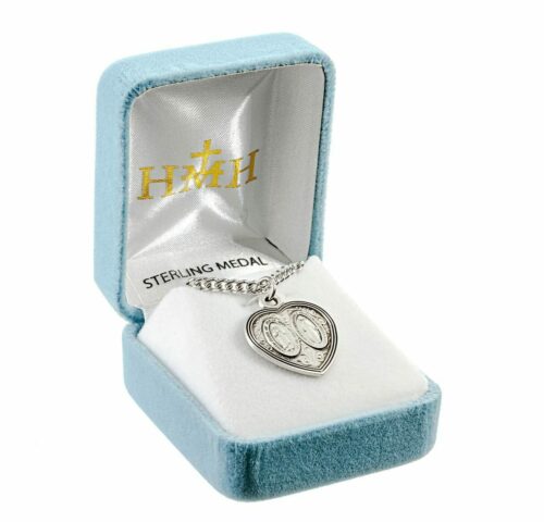 Sterling Silver Miraculous Scapular Medal - Image 4