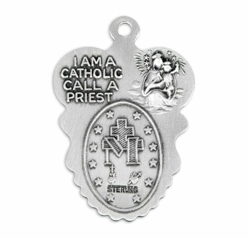 Sterling Silver 3-Way Medal - Image 3