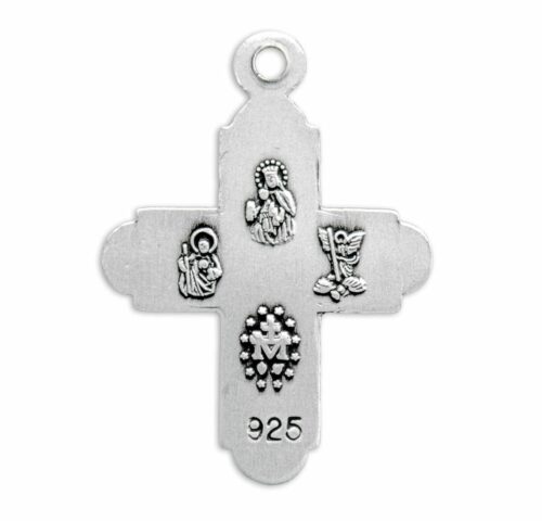 Sterling Silver 4-Way Medal - Image 3