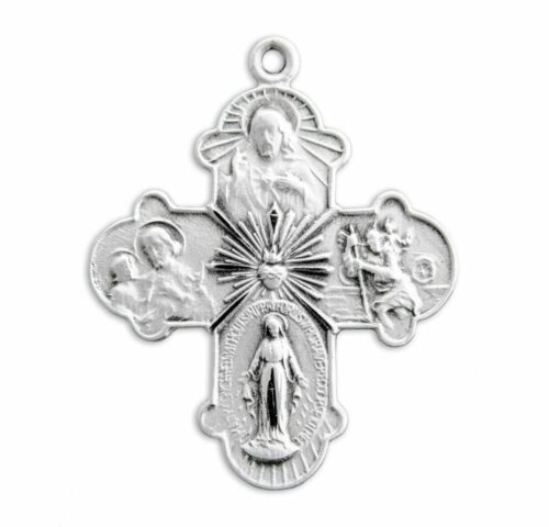 Sterling Silver 4-Way Medal - Image 2