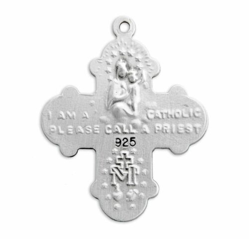 Sterling Silver 4-Way Medal - Image 3