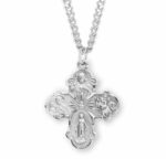 Sterling Silver 4-Way Medal