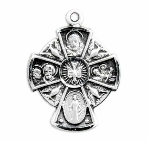 Sterling Silver 4-Way Medal - Image 2