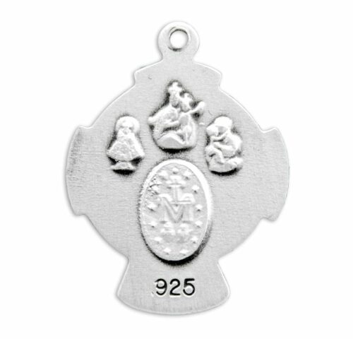 Sterling Silver 4-Way Medal - Image 3