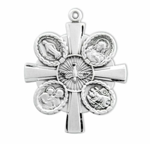 Sterling Silver 4-Way Medal - Image 2