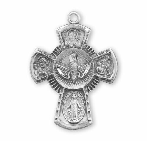 Sterling Silver 4-Way Medal - Image 2