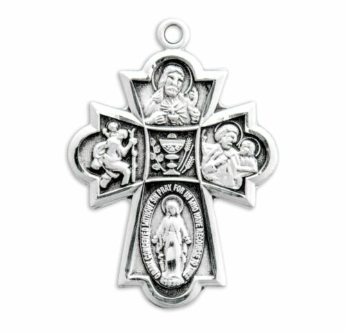 Sterling Silver 4-Way Medal - Image 2