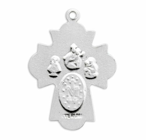 Sterling Silver 4-Way Medal - Image 3