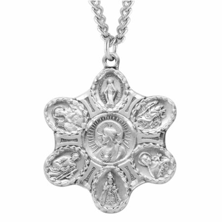 Sterling Silver Seven-Way Medal