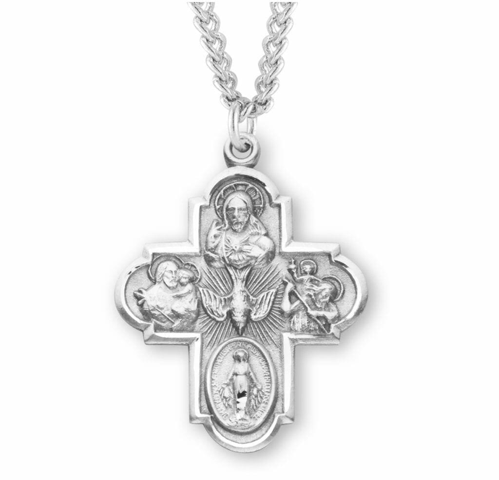 Sterling Silver 4 Way Medal Buy Religious Catholic Store