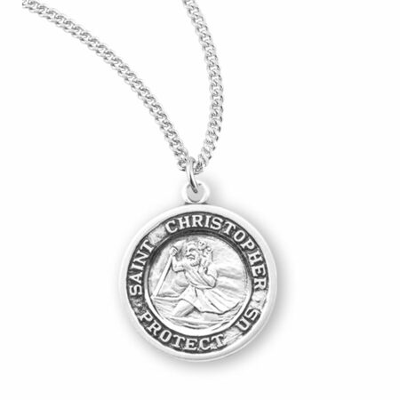 Saint Christopher Sterling Silver Medal
