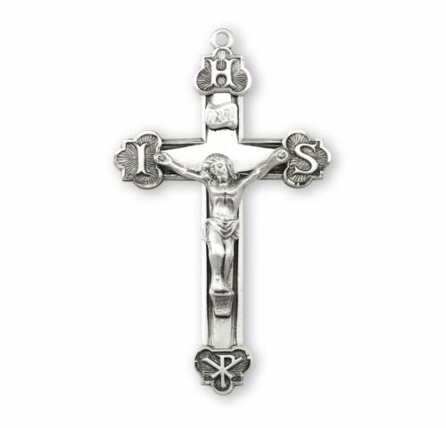 Sterling Silver IHS Crucifix - Image 2