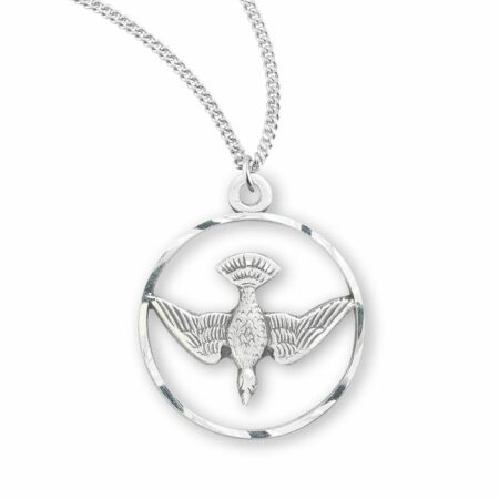 Holy Spirit Sterling Silver Medal