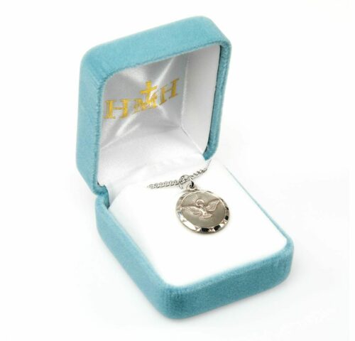 Holy Spirit Round Sterling Silver Medal - Image 3