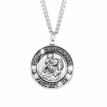 Saint Christopher Round Military Medal