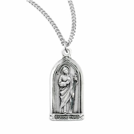 Saint Jude Thaddeus Sterling Silver Medal