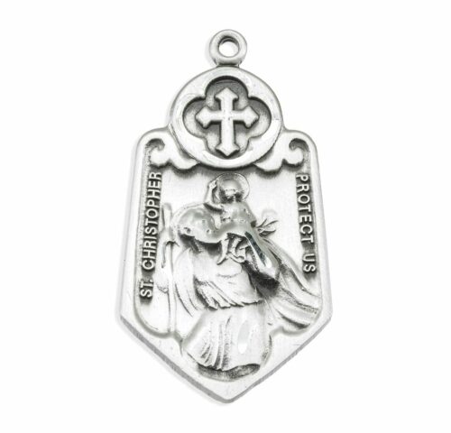 Saint Christopher Sterling Silver Medal - Image 2