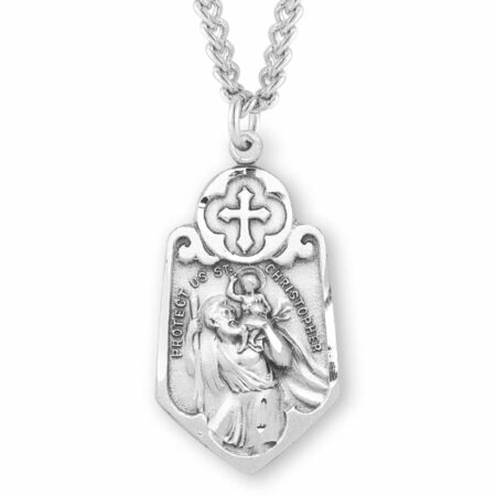 Saint Christopher Sterling Silver Medal