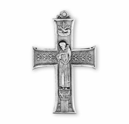 Saint Francis Sterling Silver Cross - Image 2