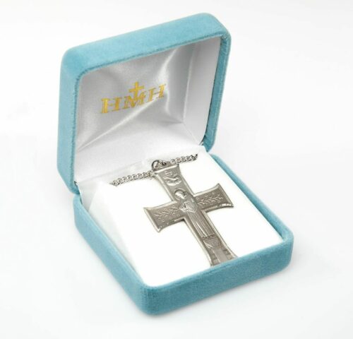 Saint Francis Sterling Silver Cross - Image 3