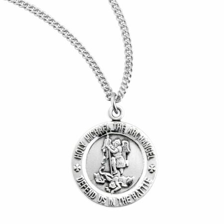 Saint Michael Sterling Silver Medal
