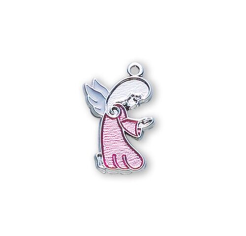 Sterling Silver Guardian Angel Baby Medal - Image 2