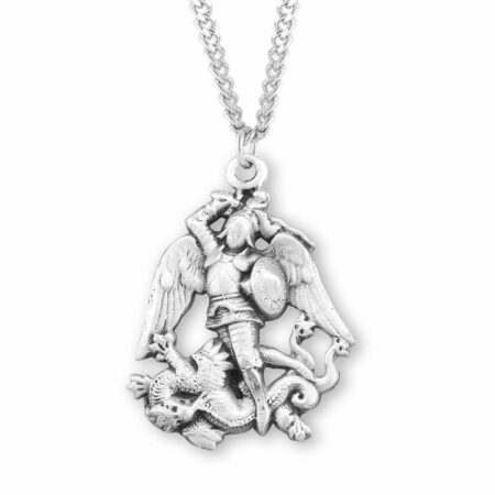 Saint Michael Sterling Silver Medal