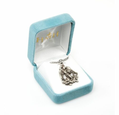 Saint Michael Sterling Silver Medal - Image 3