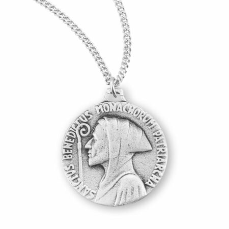 Saint Benedict Sterling Silver Medal
