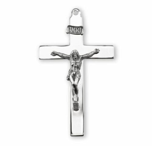 Latin Style Sterling Silver Crucifix - Image 2