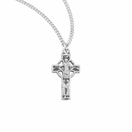 Sterling Silver Irish Celtic cross Pendant