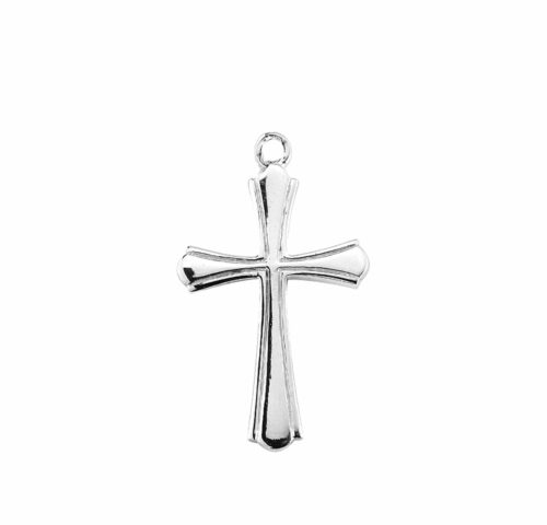 Sterling Silver Plain Cross - Image 2