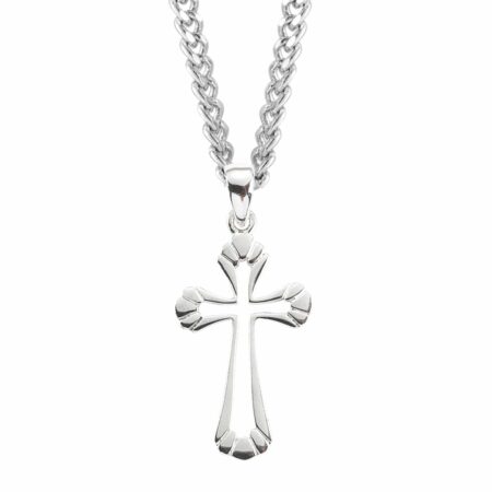 Sterling Silver Cut Out Cross
