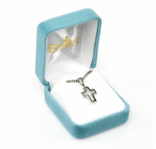 Sterling Silver Cut Out Cross - Image 3