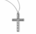 Sterling Silver Scrollwork Design Cross