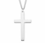 Sterling Silver High Polished Latin Style Cross
